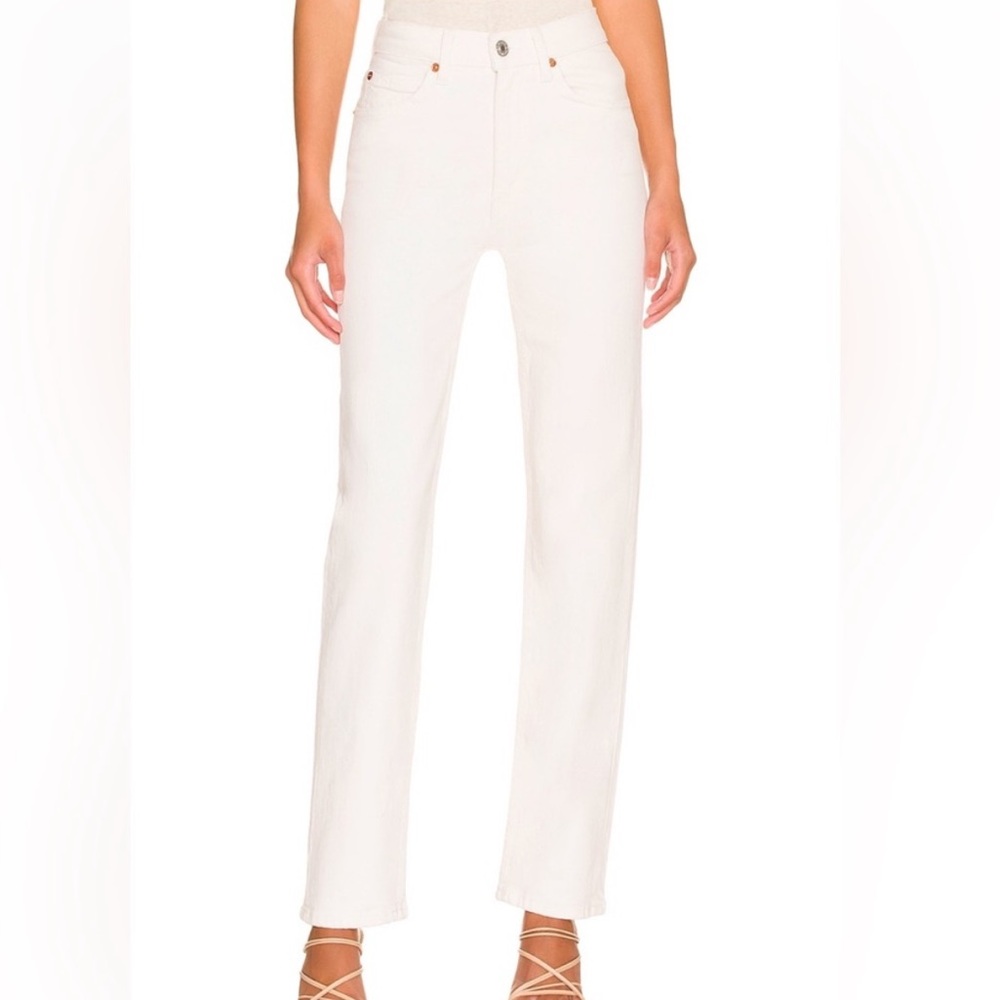 NWT | Re/Done | High Rise Stove Pipe Denim | White | Size 28 - Picture 3 of 9